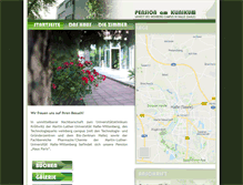 Tablet Screenshot of pension-haus-paris.de